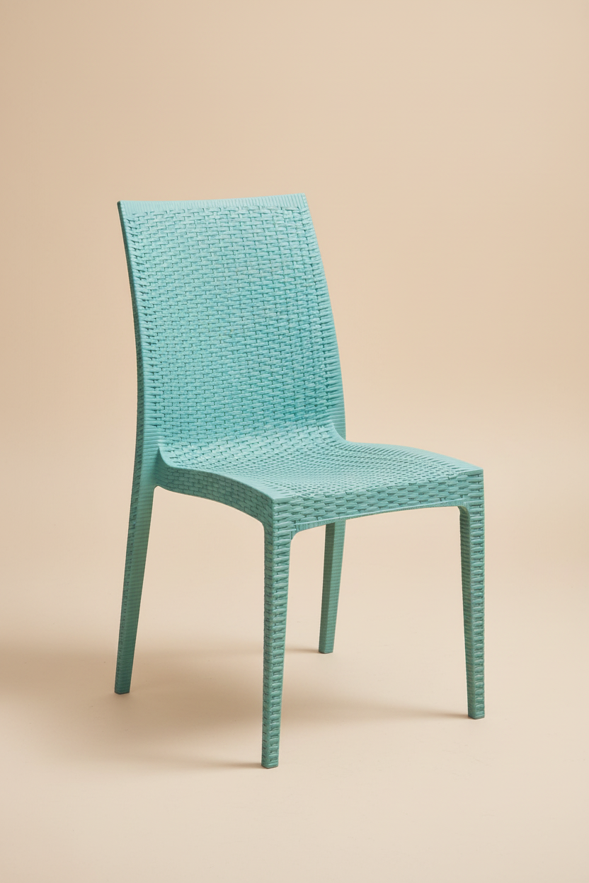 Cadeira Fibra Aqua/Seafoam