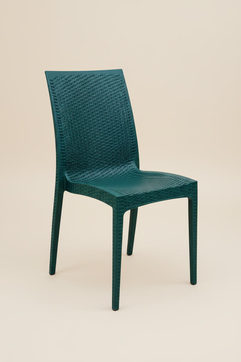 Cadeira Fibra Teal Verde