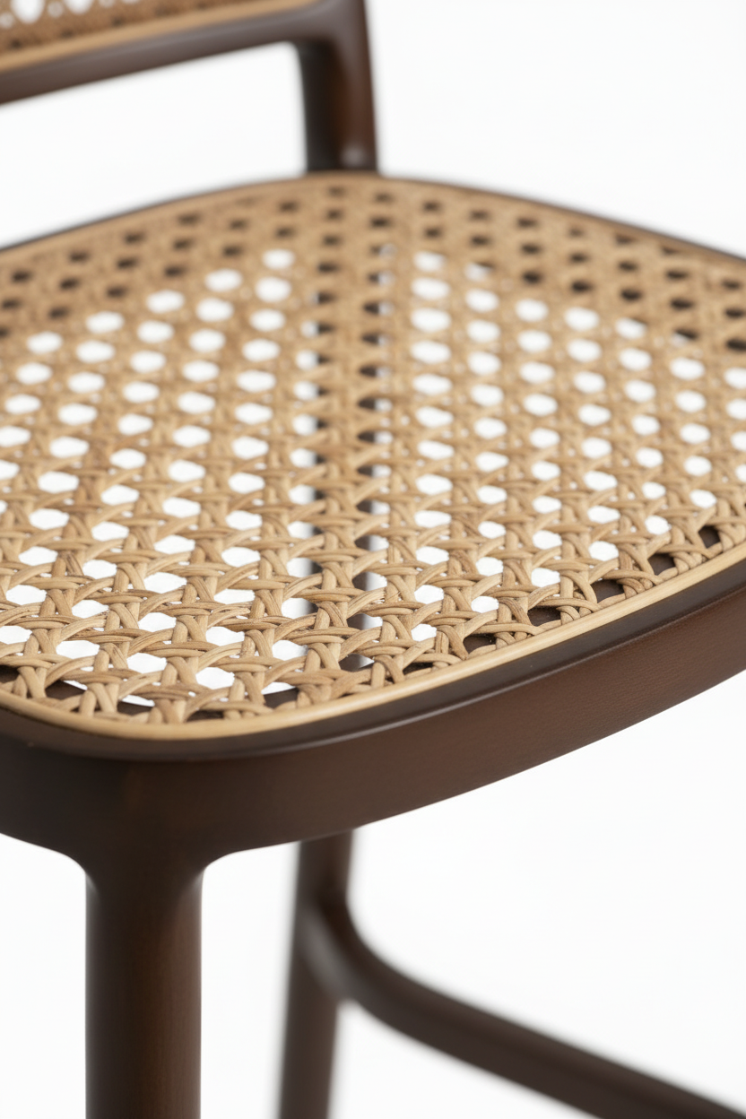 Banquetas Rattan Marromx Bege