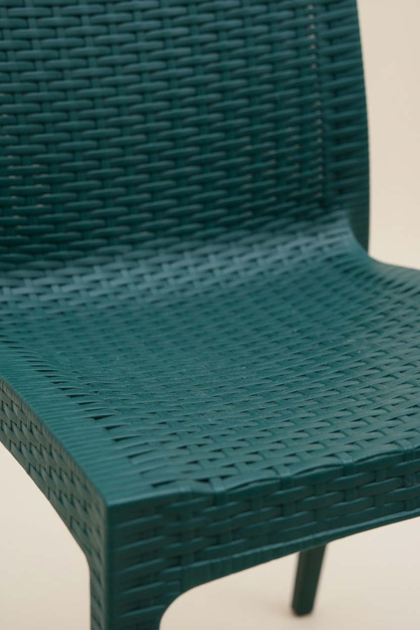 Cadeira Fibra Teal Verde