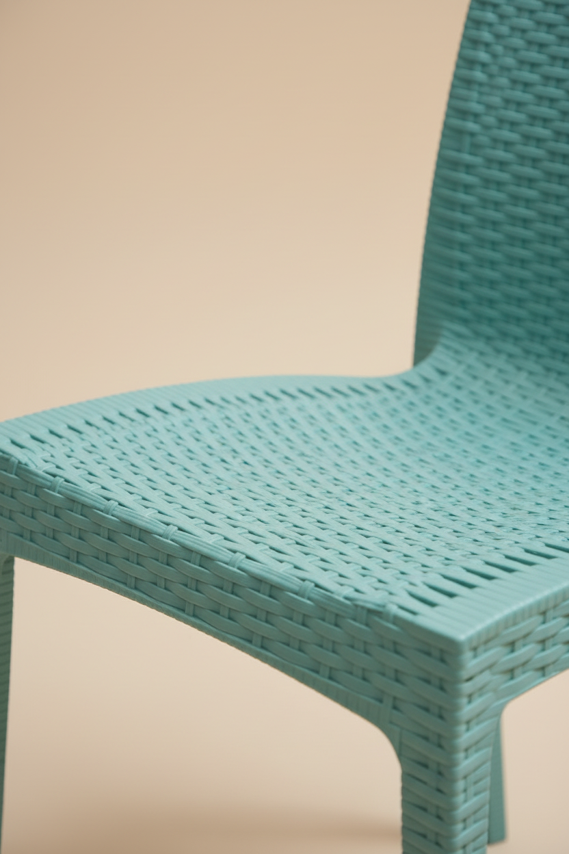 Cadeira Fibra Aqua/Seafoam