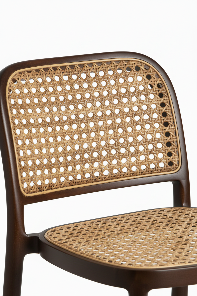 Banquetas Rattan Marromx Bege
