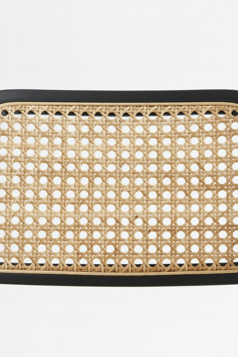 Rattan com Braços Black x Bege