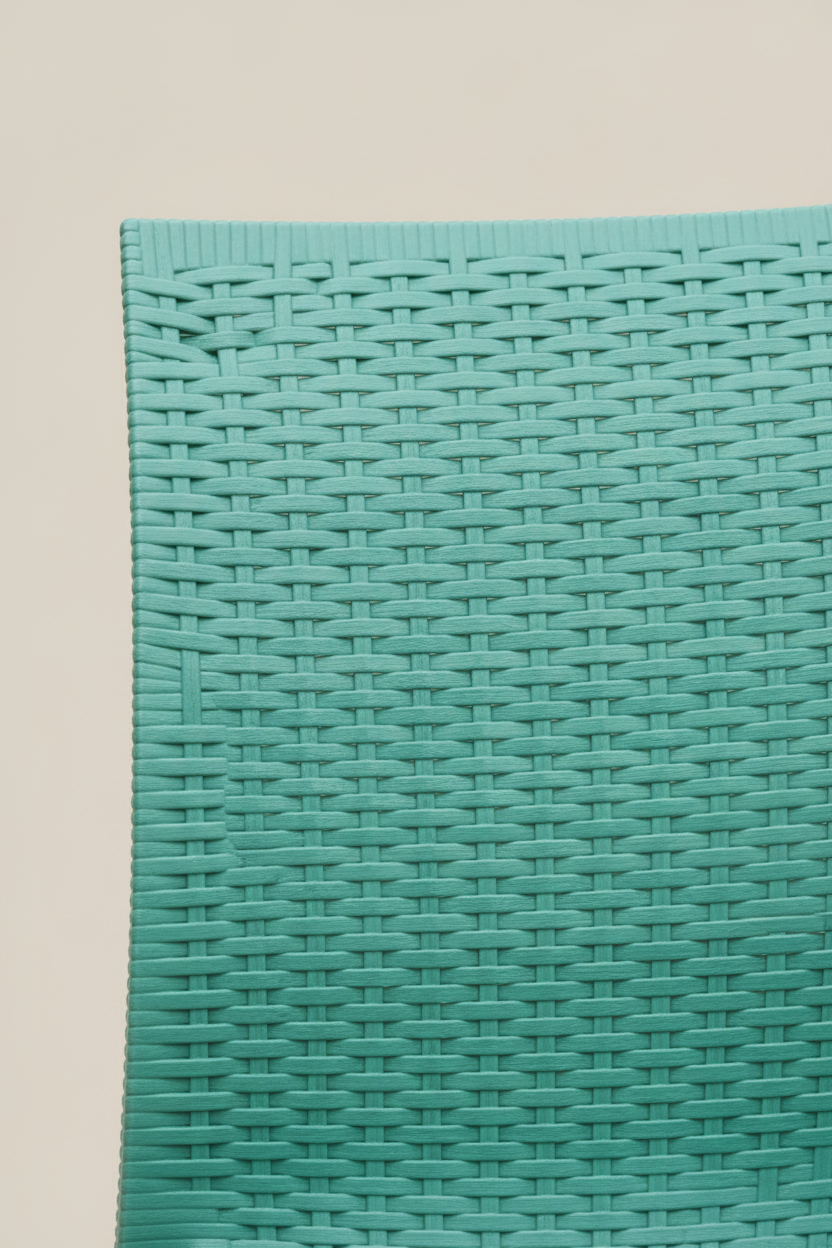 Cadeira Fibra Verde-água Médio