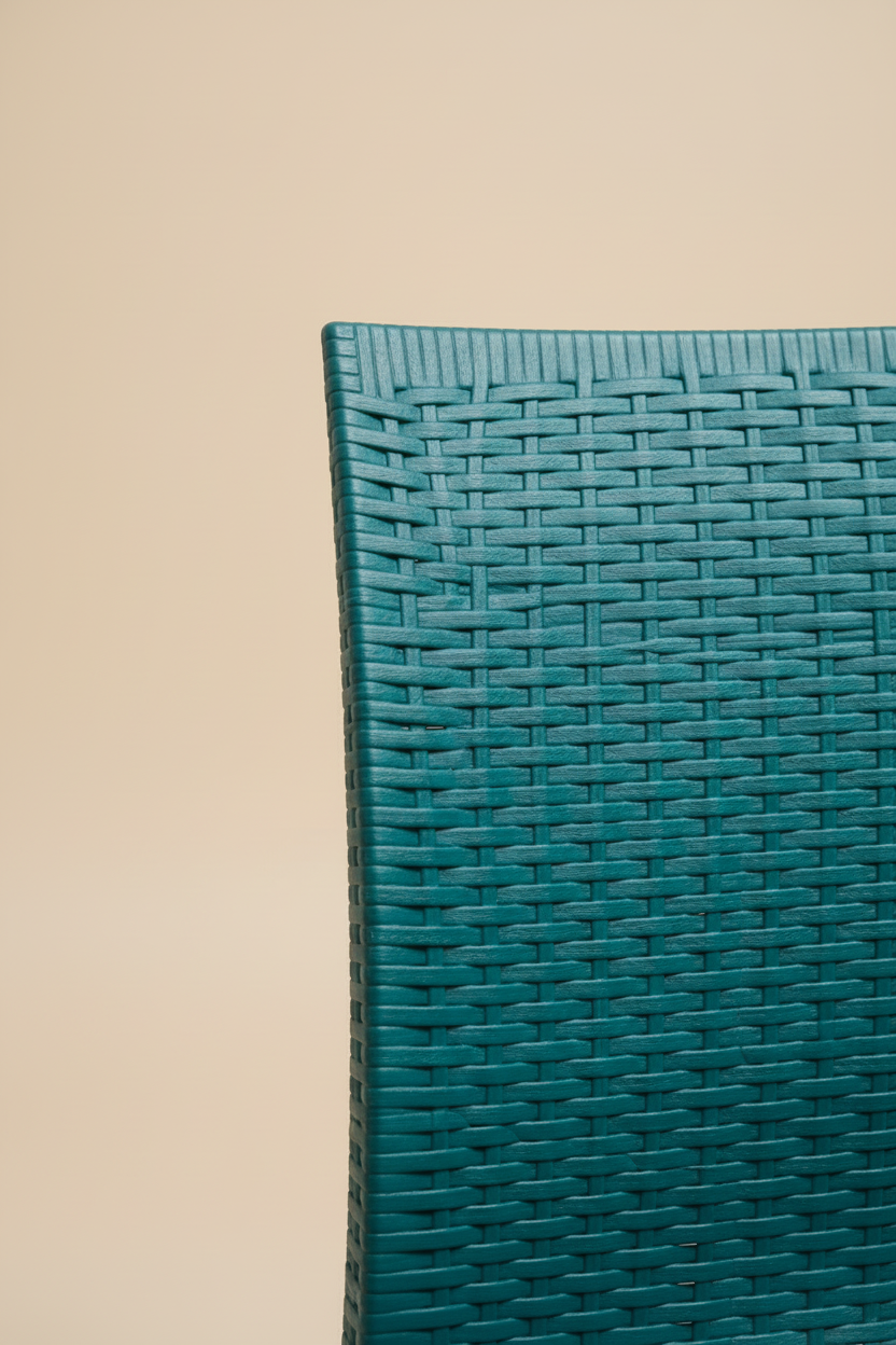 Cadeira Fibra Turquesa Escuro