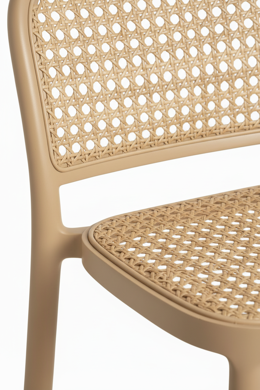 Banquetas Rattan Bege