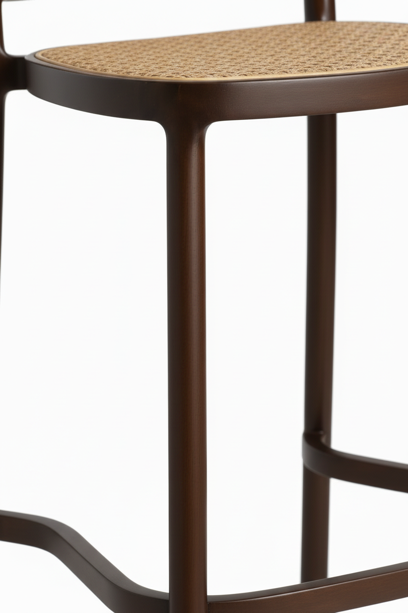 Banquetas Rattan Marromx Bege
