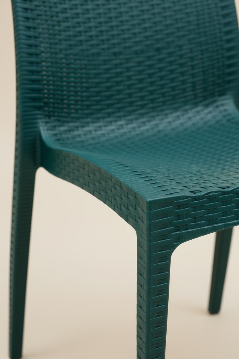 Cadeira Fibra Teal Verde