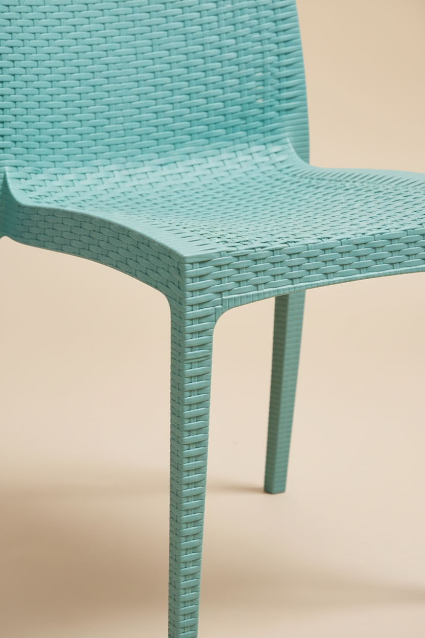 Cadeira Fibra Aqua/Seafoam